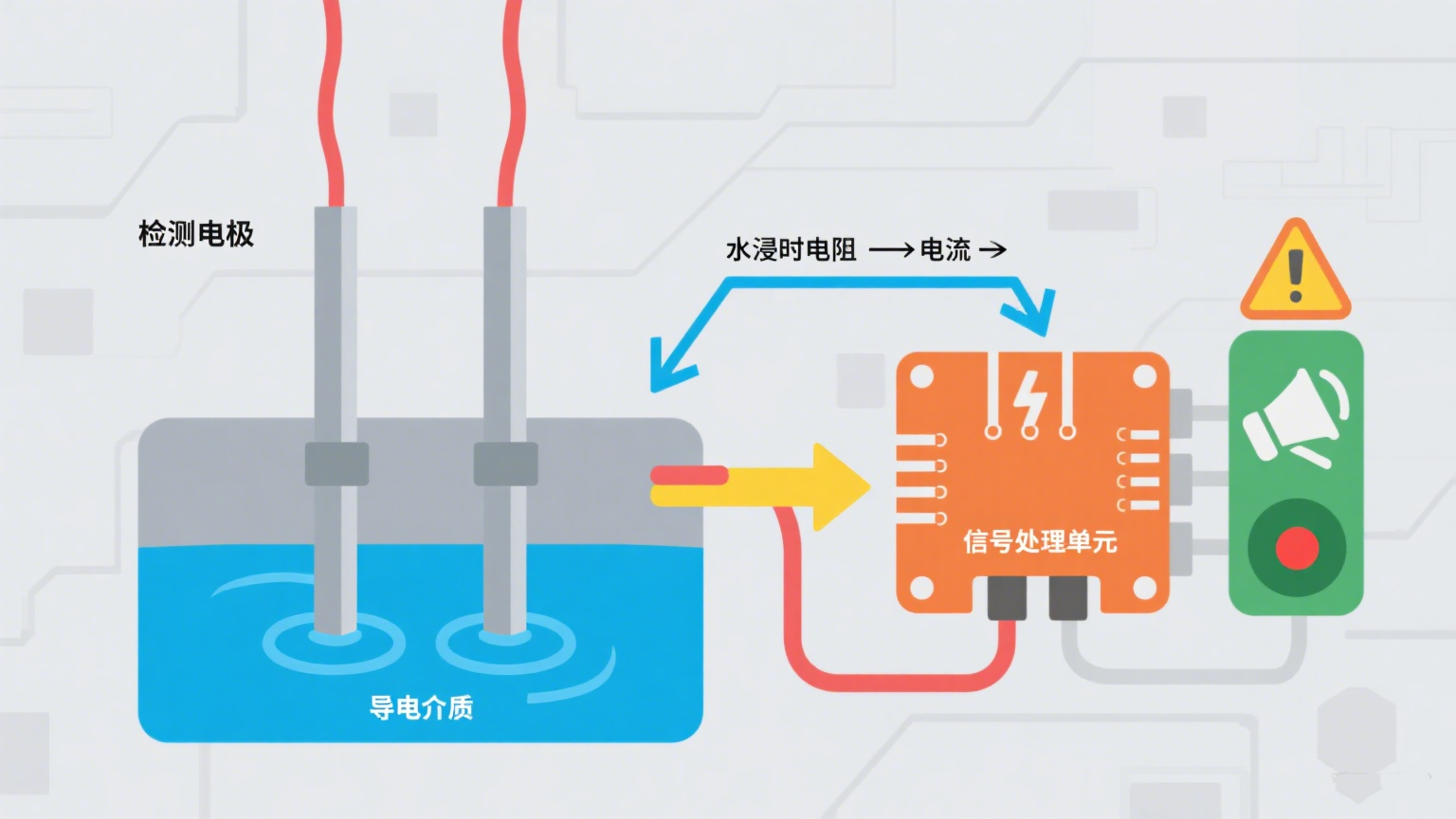 電極水浸傳感器:原理演進(jìn)與業(yè)疆智能的創(chuàng)新實(shí)踐 電極水浸傳感器:原理演進(jìn)與業(yè)疆智能的創(chuàng)新實(shí)踐